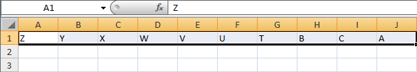 如何在Excel  -  Udemy教程10中以字母顺序排列